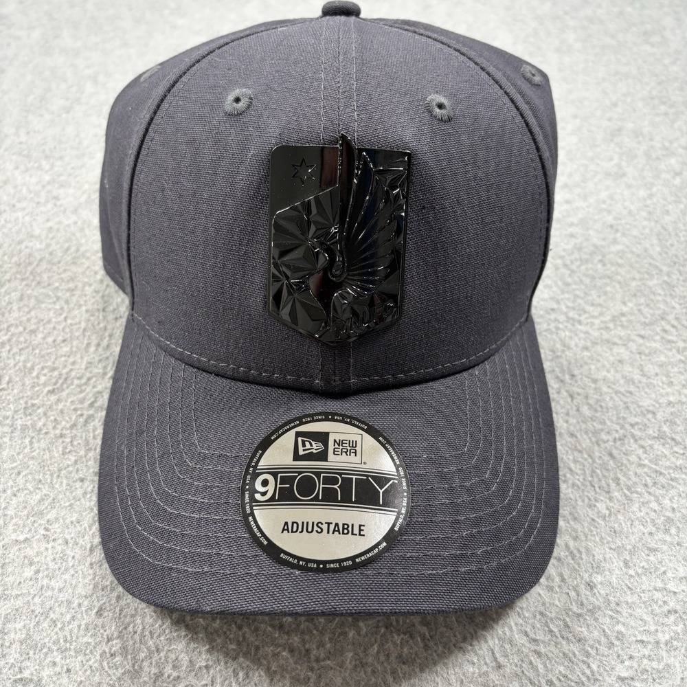 New Era Gray Minnesota United FC MLS On Field 9FORTY Adjustable Hat Cap NWT